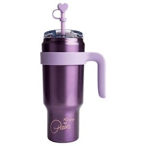 PARIS HILTON Purple Tumbler with Pink Accents
